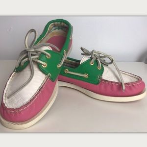 SPERRY Top Siders Boat Shoe Loafer Slip On Leather